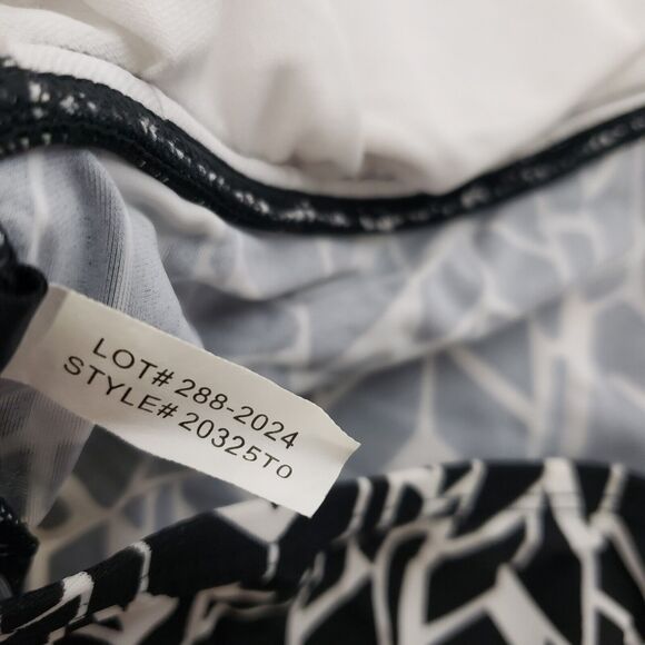 a.n.a. A New Approach Womens Tankini Sz 8 Padded Swim Tank Top Halter Front Tie - Picture 9 of 10